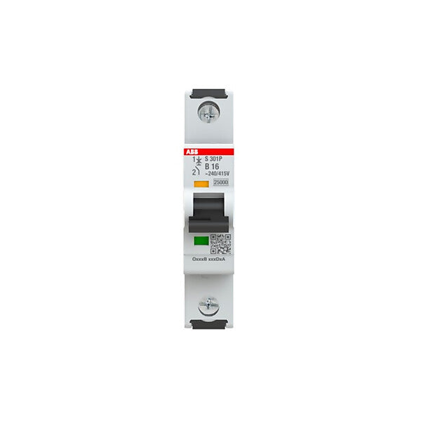 ABB Sicherungsautomat 25kA, 16A, 1P S301P-B16